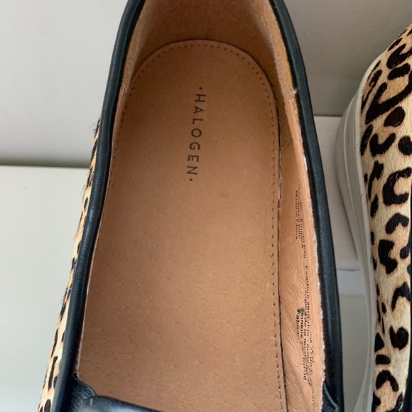 Halogen size 12 loafers made from real calf hair - Picture 4 of 7